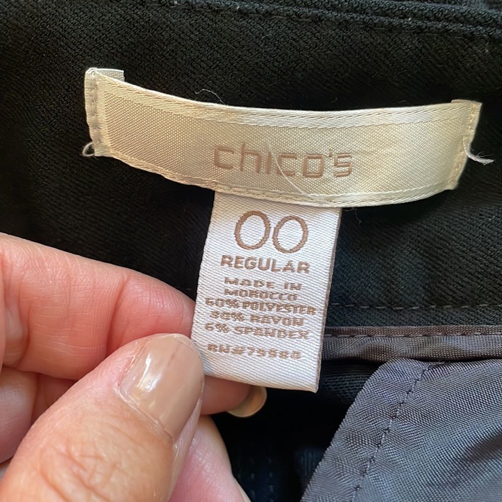 ‎Chico’s black pants - Picture 6 of 8